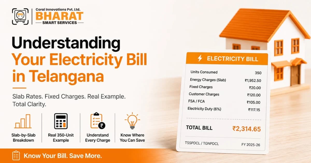 How Is Your Electricity Bill Calculated in Telangana? Full TSSPDCL/TGNPDCL Breakdown