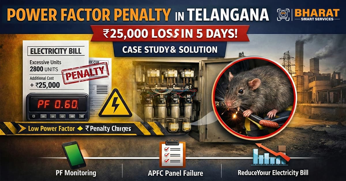 ₹25,000 Lost in 5 Days Due to Low Power Factor: A Telangana Industry Case Study