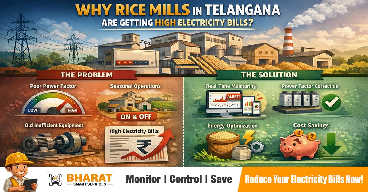 Why Rice Mills in Telangana Are Getting High Electricity Bills - And How to Reduce Them ?