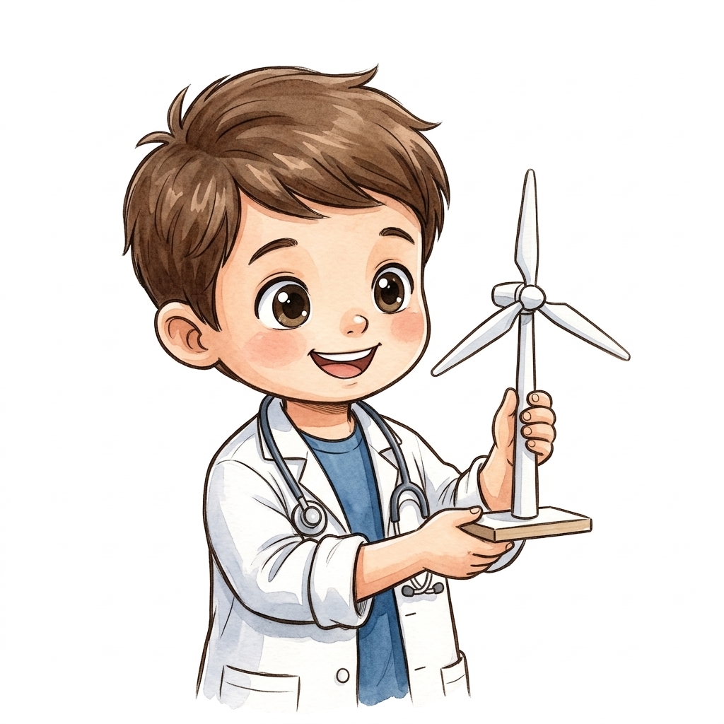 Young Boy Scientist