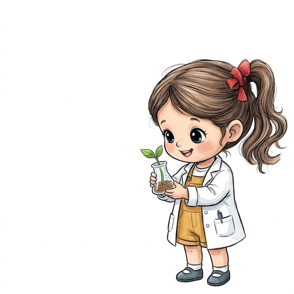 Young Girl Scientist